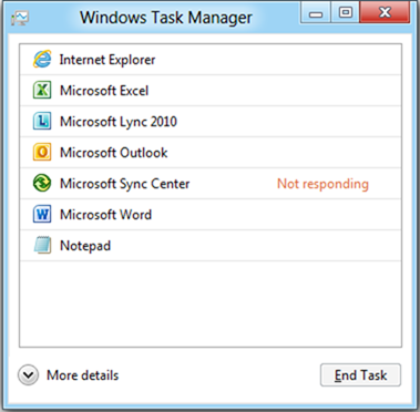 Windows 8 и новый диспетчер задач
