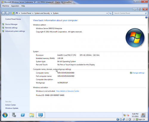 Windows 8 Milestone 3 Build 7959