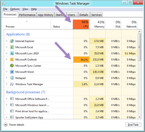 Windows 8 и новый диспетчер задач