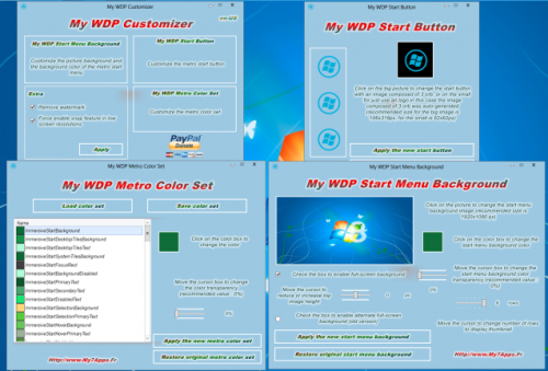 My WDP Customizer