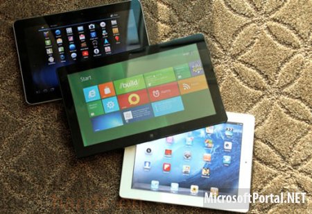 К концу года планшеты на базе Windows завоюют 4% рынка