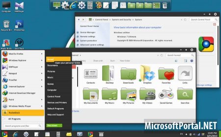 Chromium Skin Pack для Windows 7