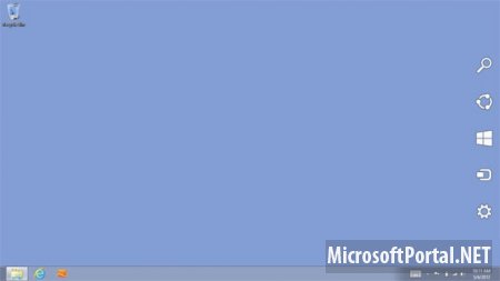 Панель Charms в Windows 8