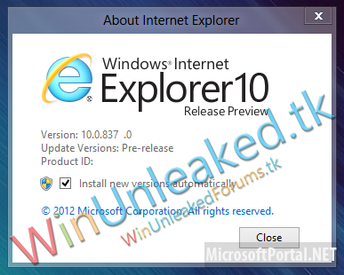 Скриншоты Windows 8 Build 8375