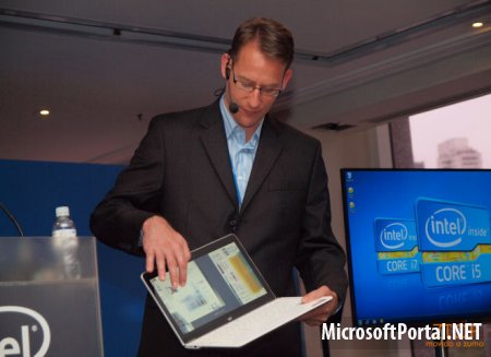 Intel представила прототип ультрабука на базе Windows 8