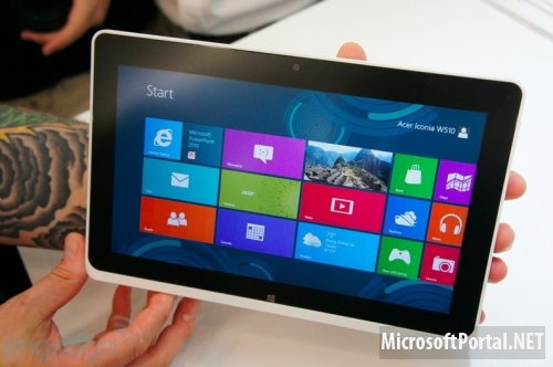 Acer показала 5 устройств на базе Windows 8