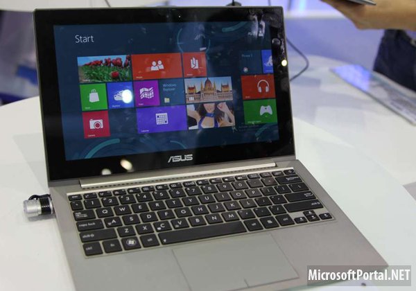 ASUS представила ультрабук с сенсорным экраном