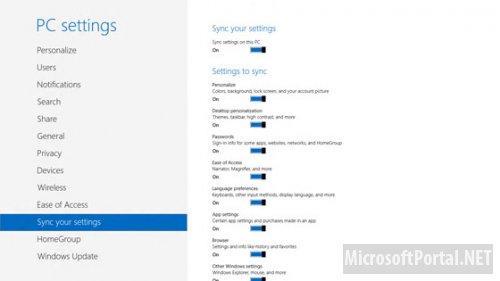 Синхронизация файлов и настроек Windows 8 между несколькими компьютерами
