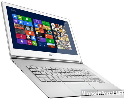 Acer разрешает пользователям своих ультрабуков обновиться до Windows 8
