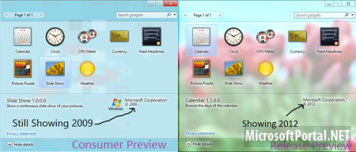 Изменения в Windows 8 Release Preview Изменения в Windows 8 Release Preview