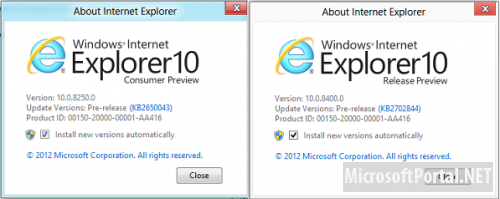 Изменения в Windows 8 Release Preview Изменения в Windows 8 Release Preview