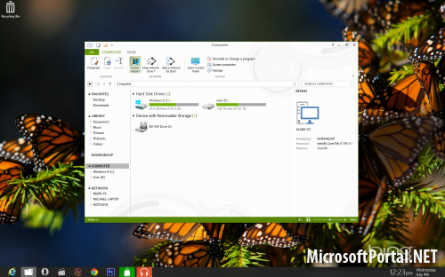 Новые концепт-арты рабочего стола Windows 8 Новые концепт-арты рабочего стола Windows 8
