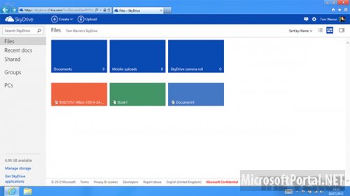 Metro-версия SkyDrive будет запущена до конца лета