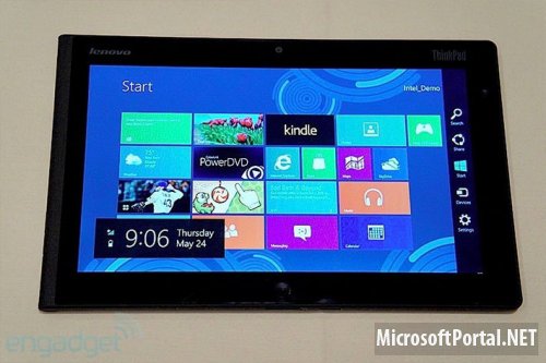 Lenovo представила планшет на базе Windows 8