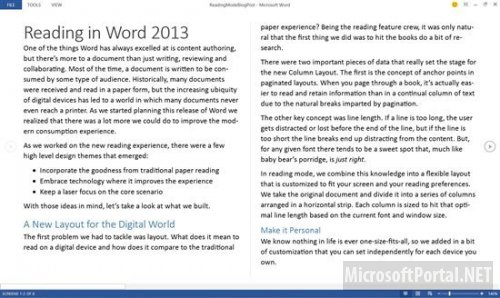 Новые возможности Microsoft Word 2013 Новые возможности Microsoft Word 2013