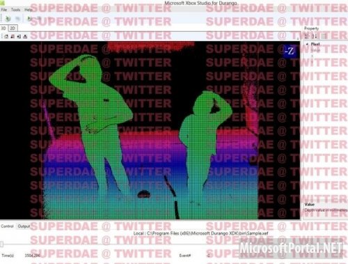 Первое изображение с Kinect 2