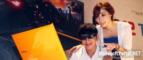 Ноутбук Series 7 от компании Samsung с 3D–экраном
