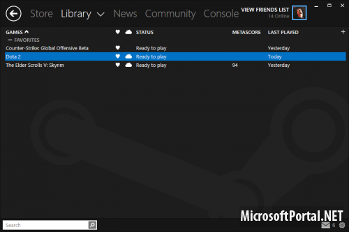 Windows 8 Steam Skin v2.1
