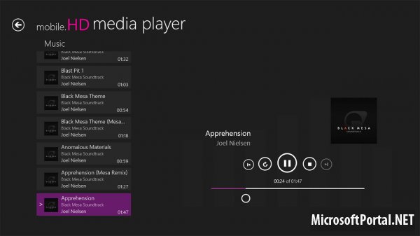 Windows Store: mobile.HD Media Player Windows Store: mobile.HD Media Player