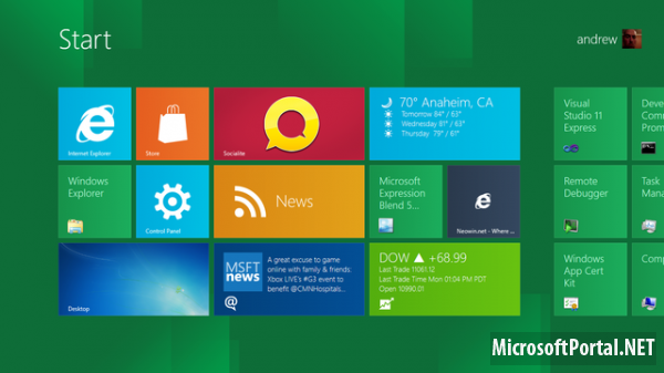 Создание и редактирование плиток стартового экрана Windows 8