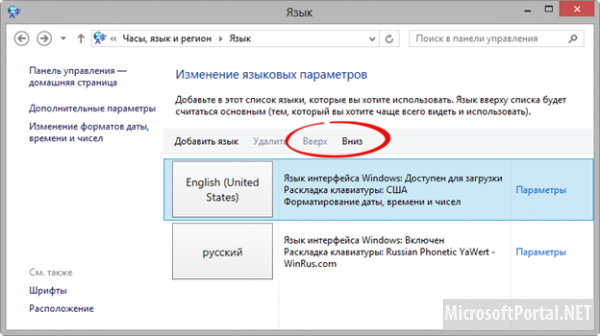 6 языковых настроек ОС Windows 8 6 языковых настроек ОС Windows 8