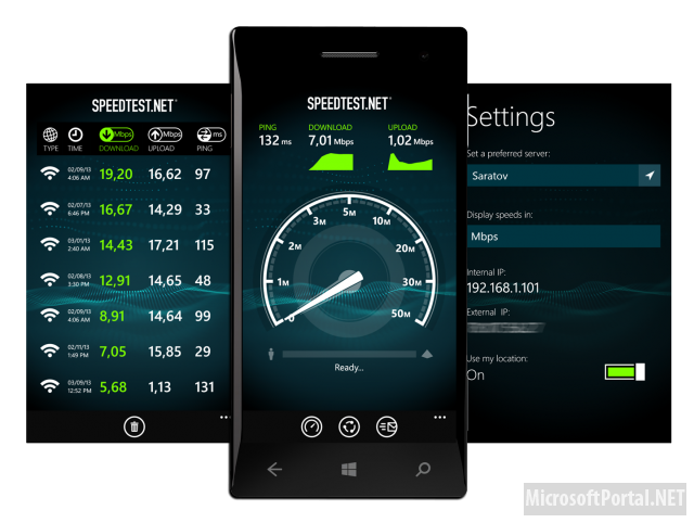 Windows Store: Speedtest.net Windows Store: Speedtest.net