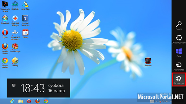 Несколько способов открыть Панель управления в Windows 8