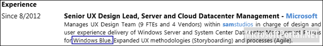 Ещё немного информации о Windows Blue Ещё немного информации о Windows Blue