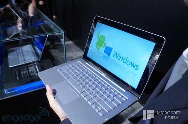 Планшет-ноутбук на базе Windows 8 и Android