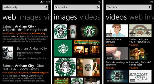 Bing на Windows Phone 8 обновили