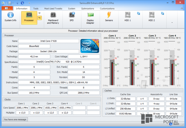 EnhanceMy8 1.5.1 – оптимизатор Windows 8