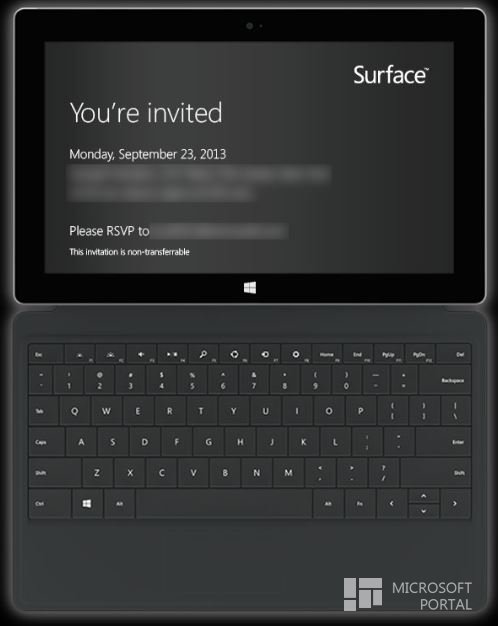Презентация Surface нового поколения состоится 23 сентября