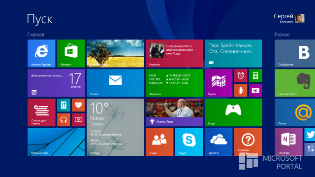 Новшества Windows 8.1 RTM