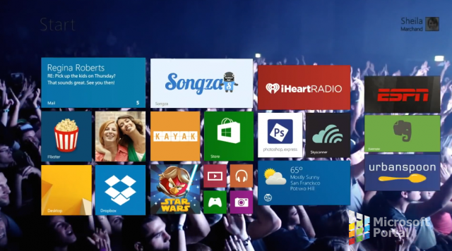 Новый рекламный ролик магазина Windows