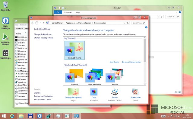 Aero 8 – прозрачность окон для Windows 8 и Windows 8.1