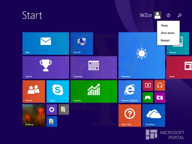 Скриншоты третьей по счёту тестовой сборки  Windows 8.1 2014 Update