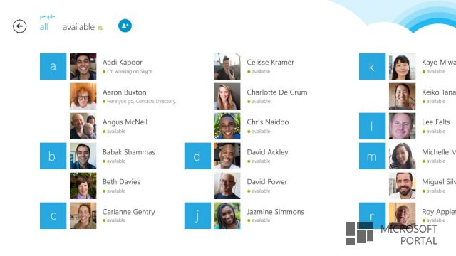 Microsoft обновила Skype для Windows 8