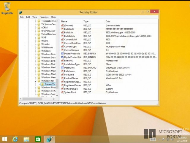 Корпорация Microsoft скомпилировала вторую RTM Escrow сборку обновления Windows 8.1 Update 2014 (Обновлено)