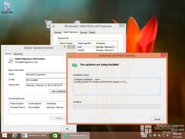 Корпорация Microsoft скомпилировала вторую RTM Escrow сборку обновления Windows 8.1 Update 2014 (Обновлено) Корпорация Microsoft скомпилировала вторую RTM Escrow сборку обновления Windows 8.1 Update 2014 (Обновлено)
