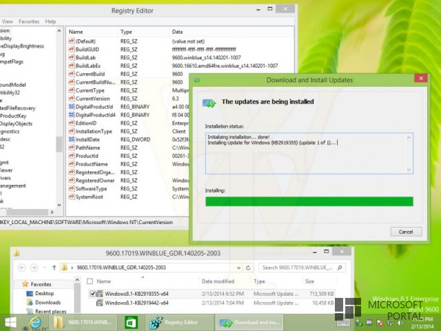 Корпорация Microsoft скомпилировала вторую RTM Escrow сборку обновления Windows 8.1 Update 2014 (Обновлено) Корпорация Microsoft скомпилировала вторую RTM Escrow сборку обновления Windows 8.1 Update 2014 (Обновлено)