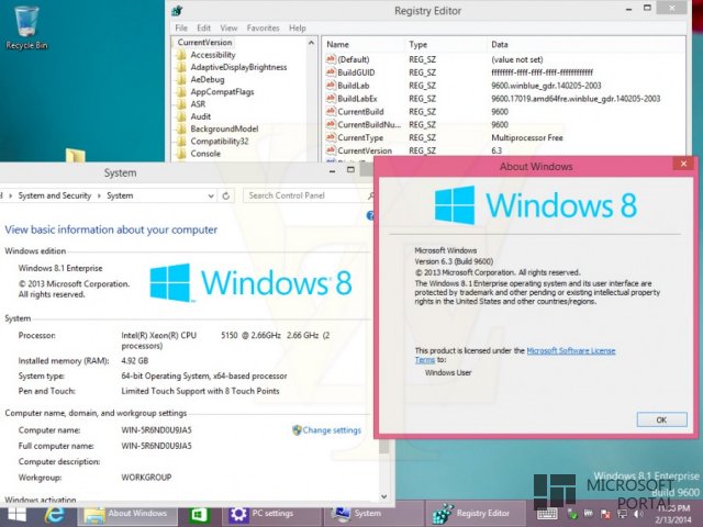 Корпорация Microsoft скомпилировала вторую RTM Escrow сборку обновления Windows 8.1 Update 2014 (Обновлено) Корпорация Microsoft скомпилировала вторую RTM Escrow сборку обновления Windows 8.1 Update 2014 (Обновлено)