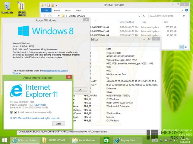 Компания Microsoft скомпилировала очередную RTM-Escrow сборку обновления Windows 8.1 2014 Update Компания Microsoft скомпилировала очередную RTM-Escrow сборку обновления Windows 8.1 2014 Update