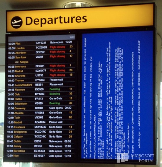 Старая ОС угроза будущему