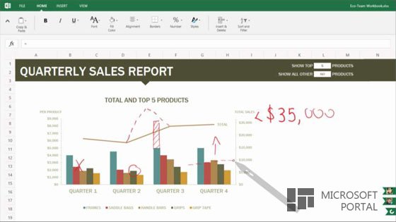 Новые скриншоты сенсорной версии Microsoft Office