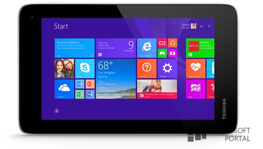 Toshiba представила ультра-дешевый Windows-планшет Encore Mini WT7-C16
