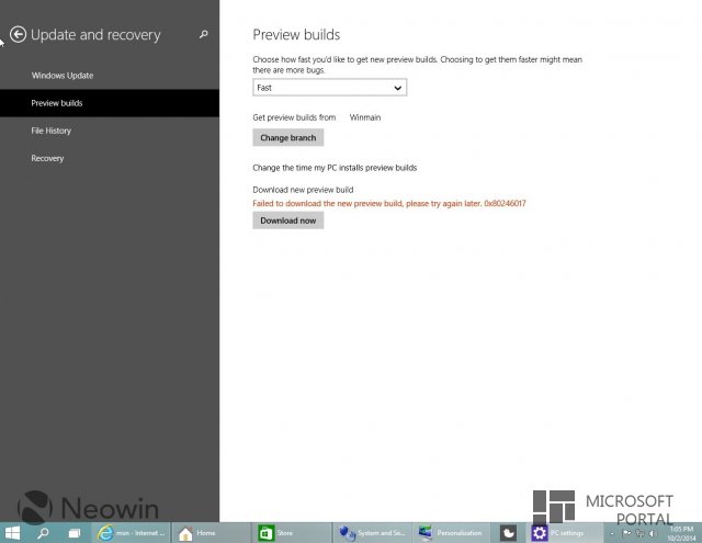 Пользователи, которые применили специальный твик реестра для Windows 10 TP не смогут получить новые сборки