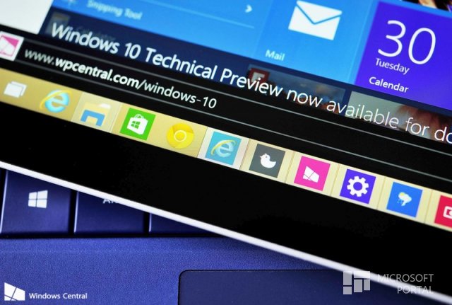 Microsoft выпустила патч для Windows 10 Technical Preview Build 9860