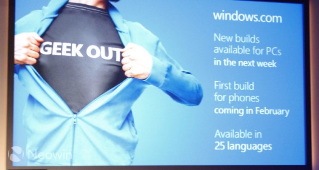 Сроки выхода тестовых сборок Windows 10 для ПК и смартфонов