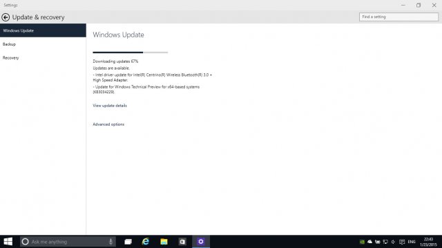 Microsoft исправила некоторые баги в сборке Windows 10 Build 9926