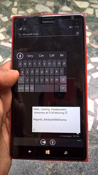 Lumia 1520 с Windows 10 TP для смартфонов на видео